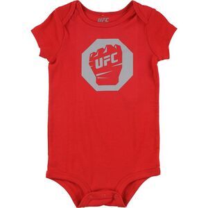 UFC Boys Infant Octagon Logo Creeper Bodysuit Jumpsuit Pajama, NWT